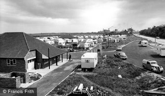 Rossall, Ockwells Caravan Camp c1955