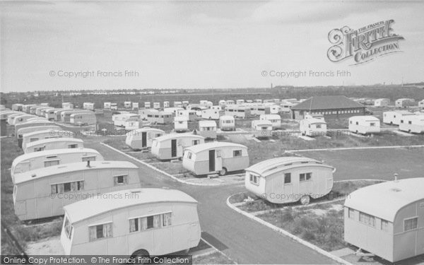 Photo of Rossall, Ockwells Caravan Camp c.1955
