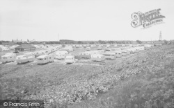 Rossall, Ockwells Caravan Camp c.1955, Rossall Point