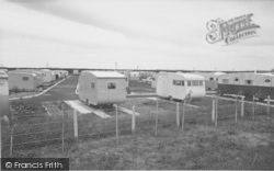 Rossall, Ockwells Caravan Camp c.1960, Rossall Point