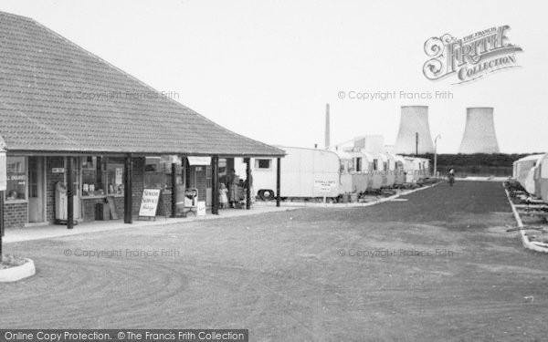 Photo of Rossall, Ockwells Caravan Camp Shop c.1960
