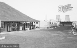 Rossall, Ockwells Caravan Camp Shop c.1960, Rossall Point