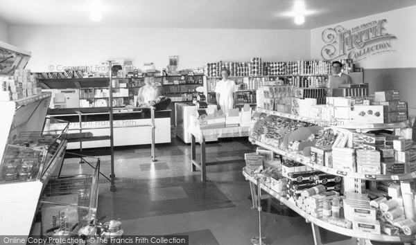 Photo of Rossall, Ockwells Caravan Camp, The Shop c.1955