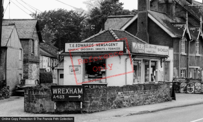 Photo of Rossett, Chester Road, Newsagents c.1965