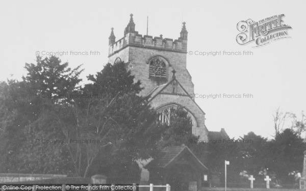 Photo of Rossett, Christ Church From The Bridge c.1950