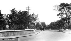 The Bridge And Christ Church c.1945, Rossett