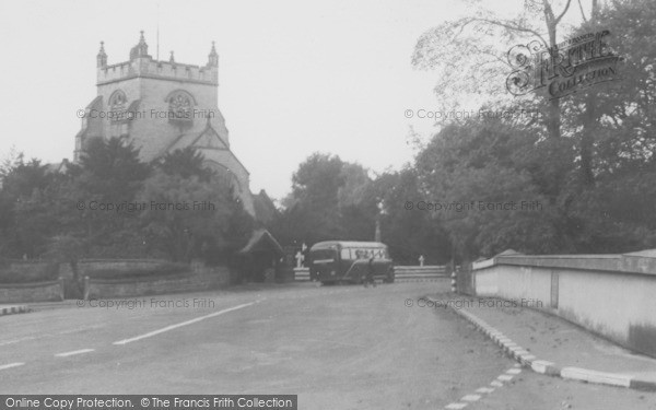 Photo of Rossett, The Bridge And Christ Church c.1950