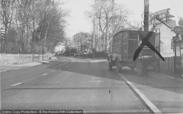 Photo of Rossett, The Main Road c.1950