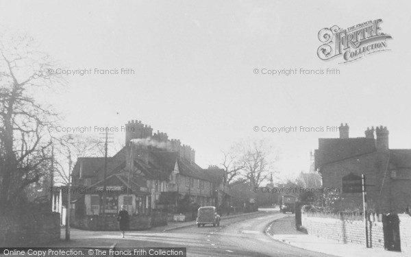 Photo of Rossett, The Main Road c.1950