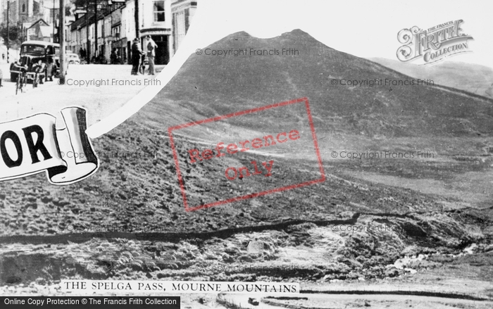 Photo of Rostrevor, The Spelga Pass, Mourne Mountains c.1935