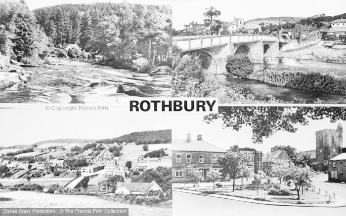Photo of Rothbury, Composite c.1960