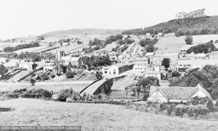 Photo of Rothbury, The Bridge And Church c.1960