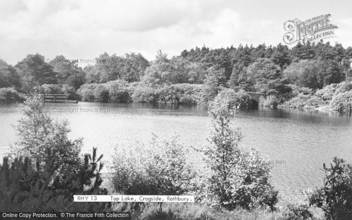 Photo of Rothbury, Top Lake c.1955