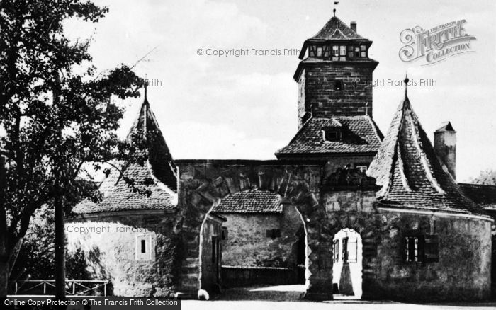 Photo of Rothenburg, Castle Gate c.1930