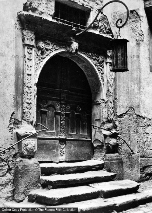 Photo of Rothenburg, The Town Hall Door c.1930