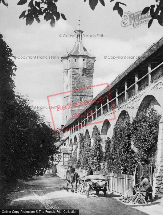 Photo of Rothenburg, Town Walls c.1930
