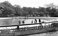 Rotherham, Clifton Park, Children's Paddling Pool c1955