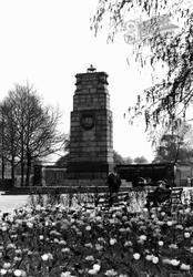 Clifton Park, War Memorial c.1955, Rotherham
