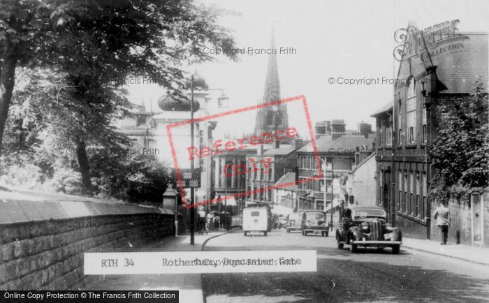 Photo of Rotherham, Doncaster Gate c.1955