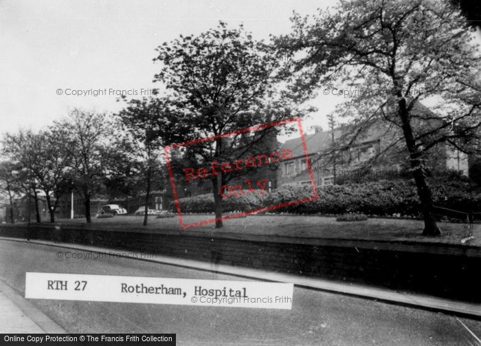 Photo of Rotherham, Hospital c.1955