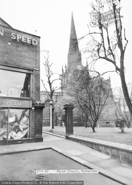 Photo of Rotherham, Parish Church c.1960