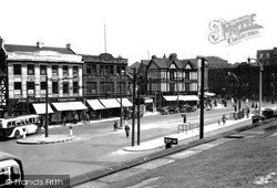 The Town Centre c.1955, Rotherham