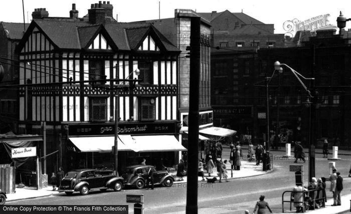 Photo of Rotherham, The Town Centre, Schonhut's c.1955