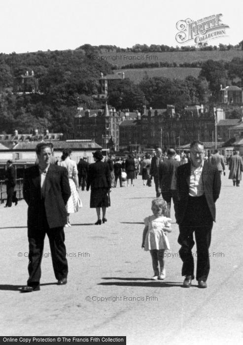 Photo of Rothesay, A Stroll On The Promenade c.1955