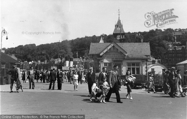 Photo of Rothesay, Arrival Of The Steamer c.1955