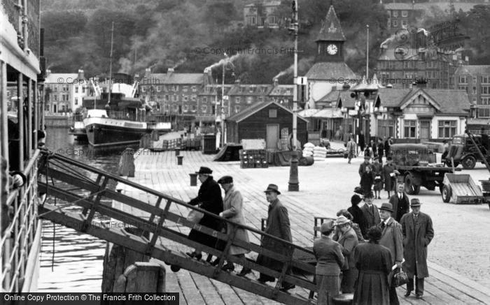 Photo of Rothesay, Boarding The Ferry c.1955