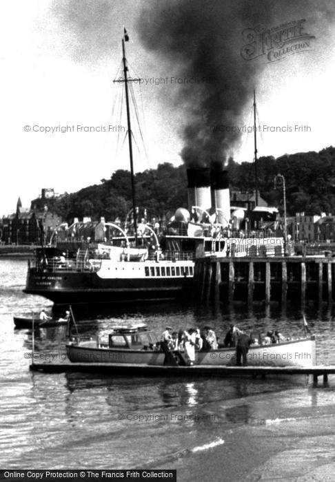 Photo of Rothesay, Boats At The Jetties c.1955