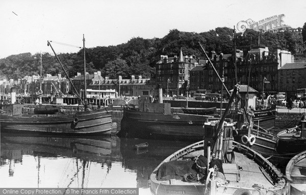 Photo of Rothesay, The Harbour c.1955