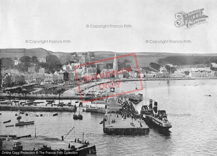 Photo of Rothesay, The Landing Stage And Esplanade c.1890