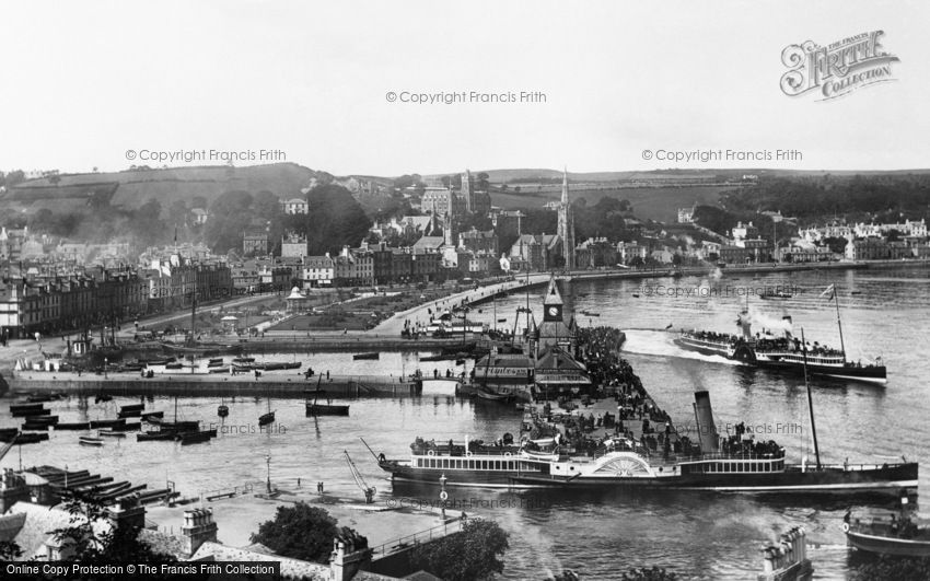 Rothesay, the Pier and Steamers 1897
