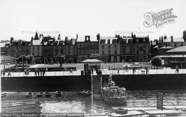 Photo of Rothesay, The Town From The Pier c.1955