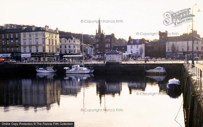Photo of Rothesay, Town From The Harbour c.1995