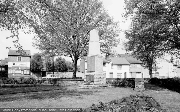 Photo of Rothley, The Memorial c.1965