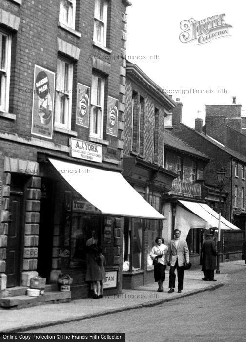 Photo of Rothwell, A.J.York's Shop, Market Hill c.1955