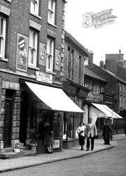 A.J.York's Shop, Market Hill c.1955, Rothwell