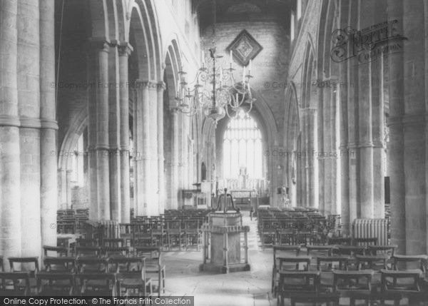 Photo of Rothwell, Holy Trinity Church, Interior c.1965