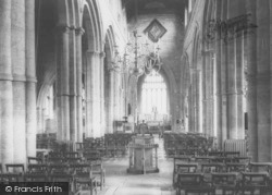 Holy Trinity Church, Interior c.1965, Rothwell
