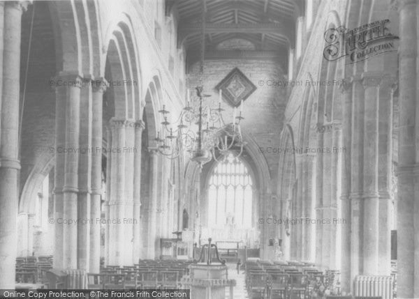 Photo of Rothwell, Holy Trinity Church, Interior c.1965