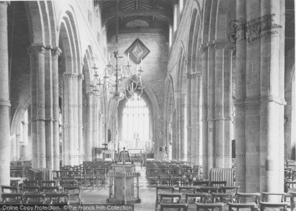 Photo of Rothwell, Holy Trinity Church, Interior c.1965