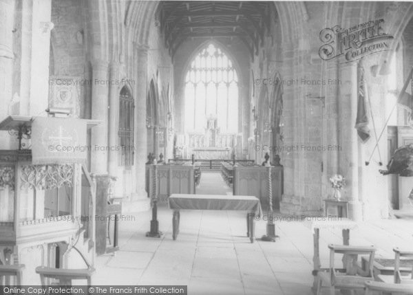 Photo of Rothwell, Holy Trinity Church, Interior c.1965