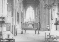 Holy Trinity Church, Interior c.1965, Rothwell