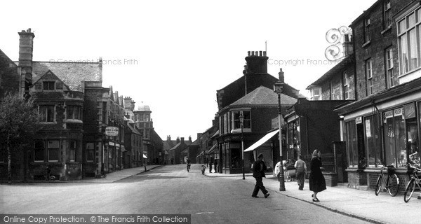 Photo of Rothwell, Market Place c.1955