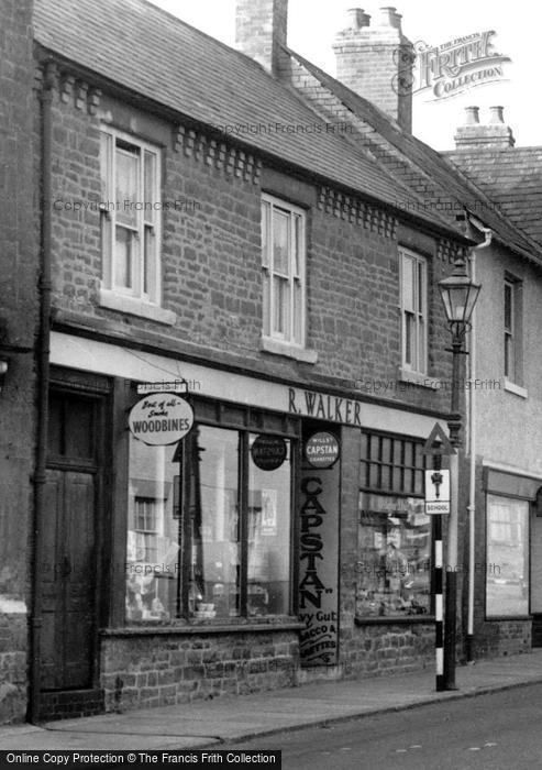 Photo of Rothwell, R. Walker's Shop, High Street c.1955