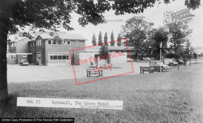 Photo of Rothwell, The Grove Motel c.1969