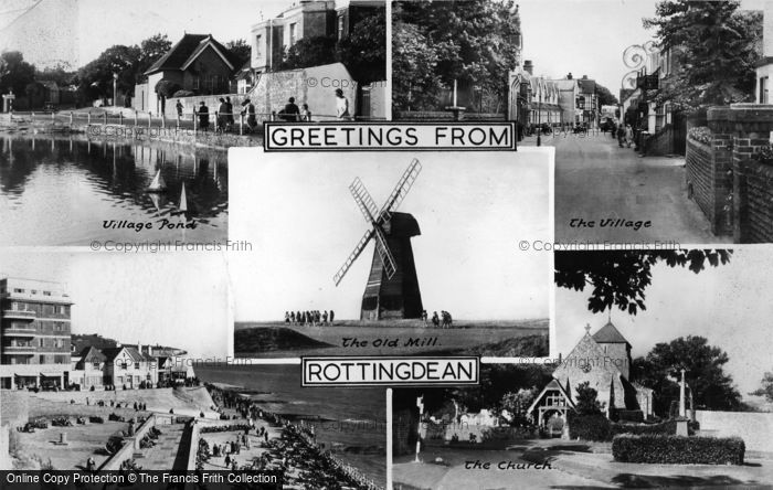 Photo of Rottingdean, Composite c.1955