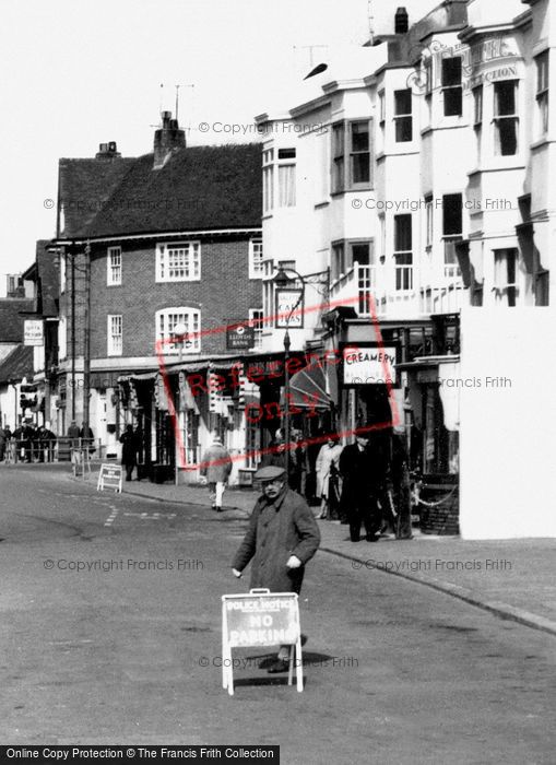 Photo of Rottingdean, High Street, Elderly Gent c.1965